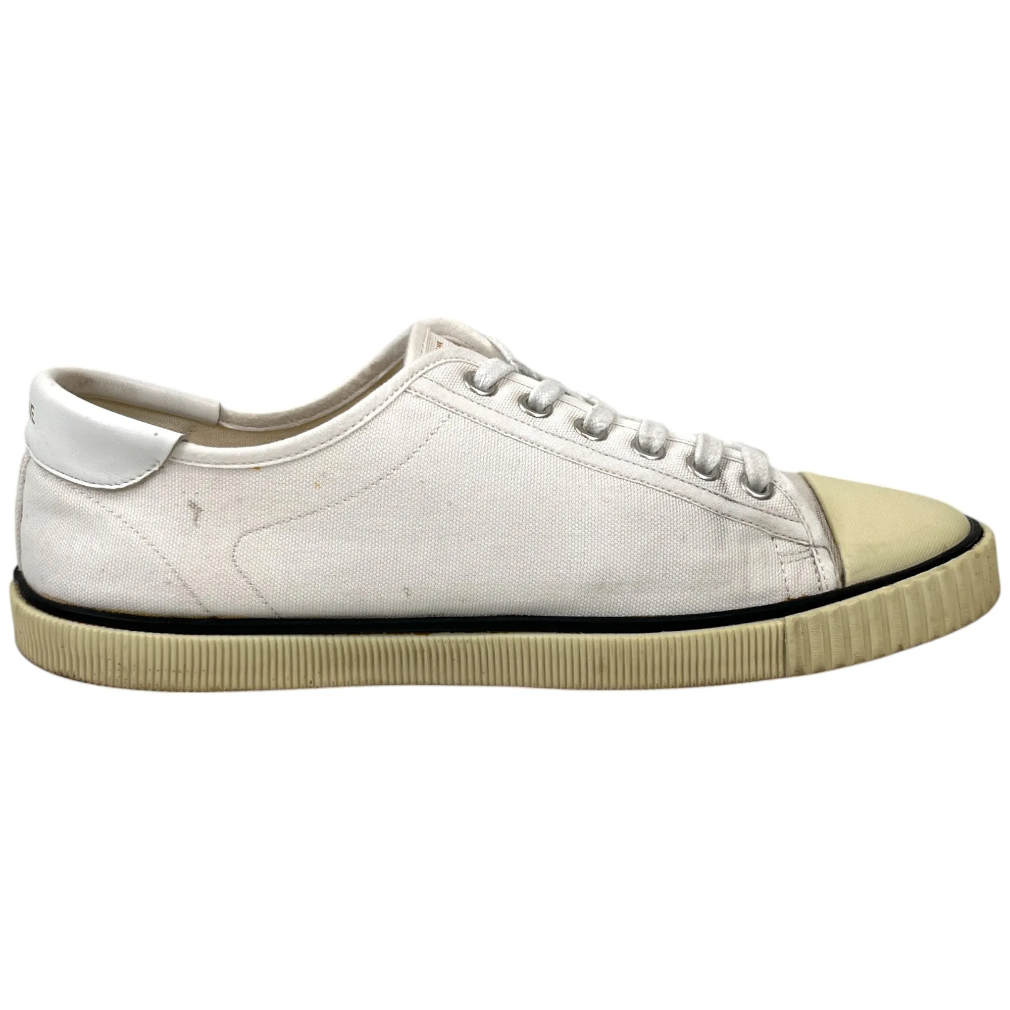 Women's Blank Canvas Low Trainers White Size EU 40 / UK 7