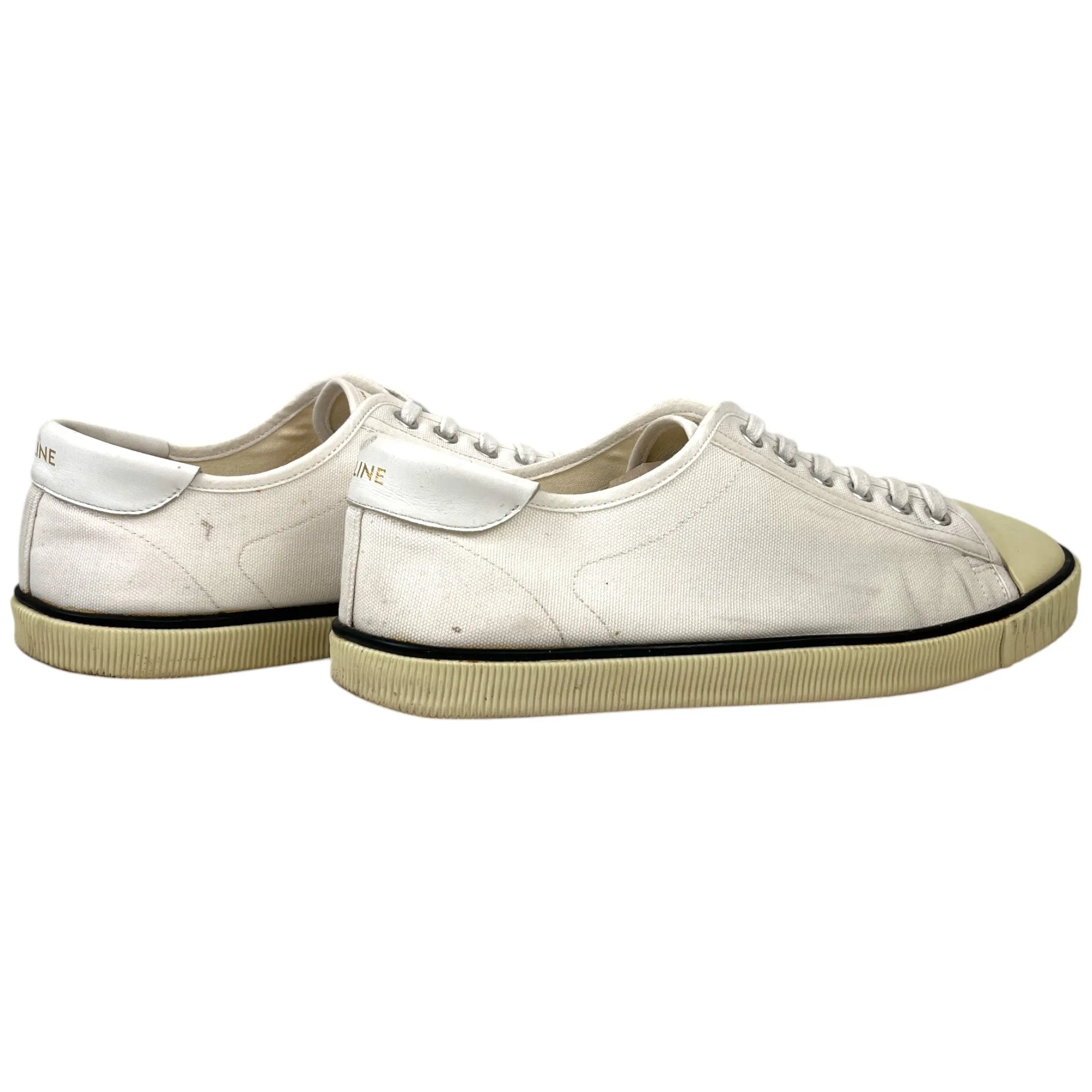 Women's Blank Canvas Low Trainers White Size EU 40 / UK 7