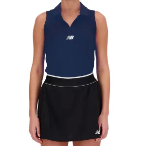 Women's Collared Tournament Tennis Tank Navy