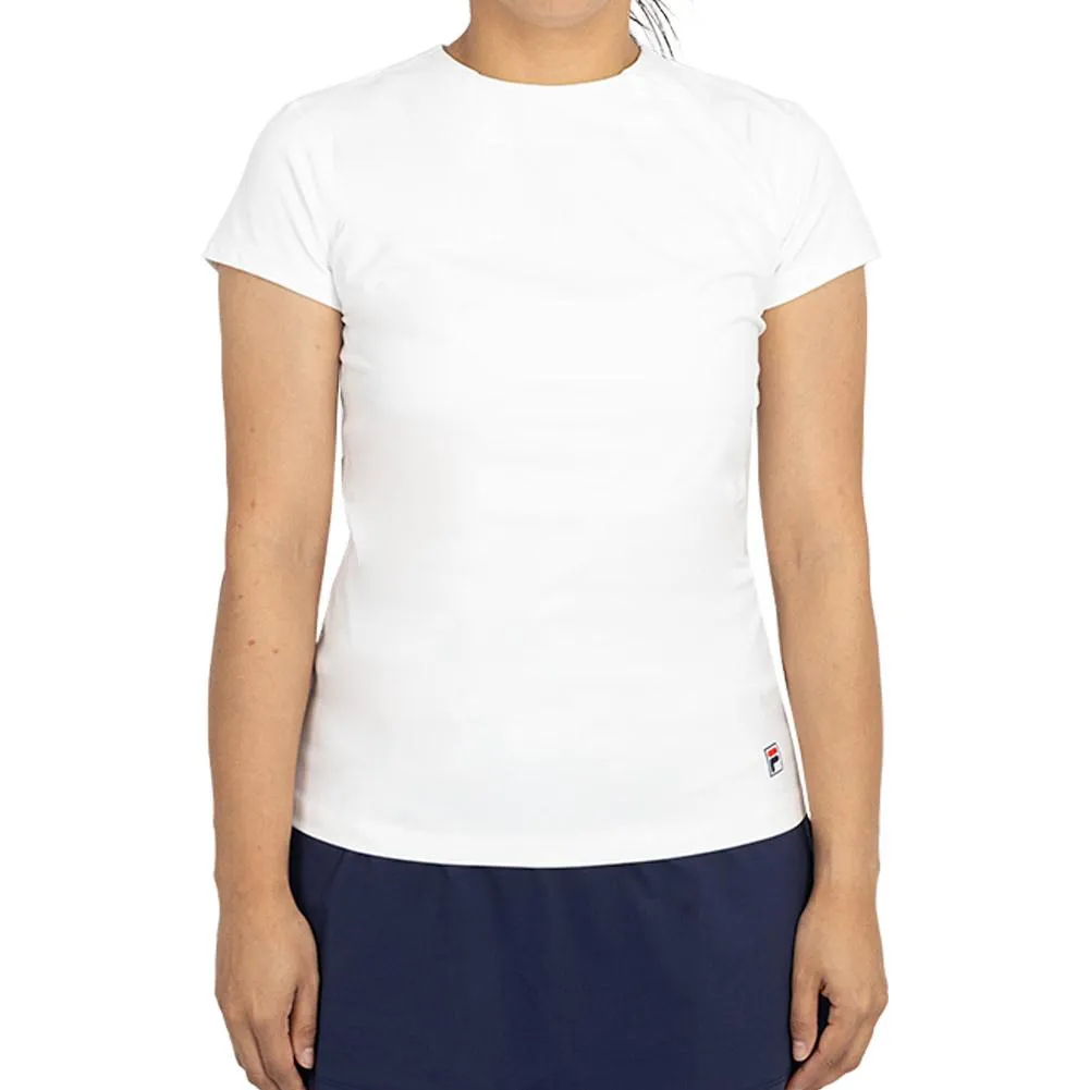 Womens Essentials Short Sleeve Tennis Top