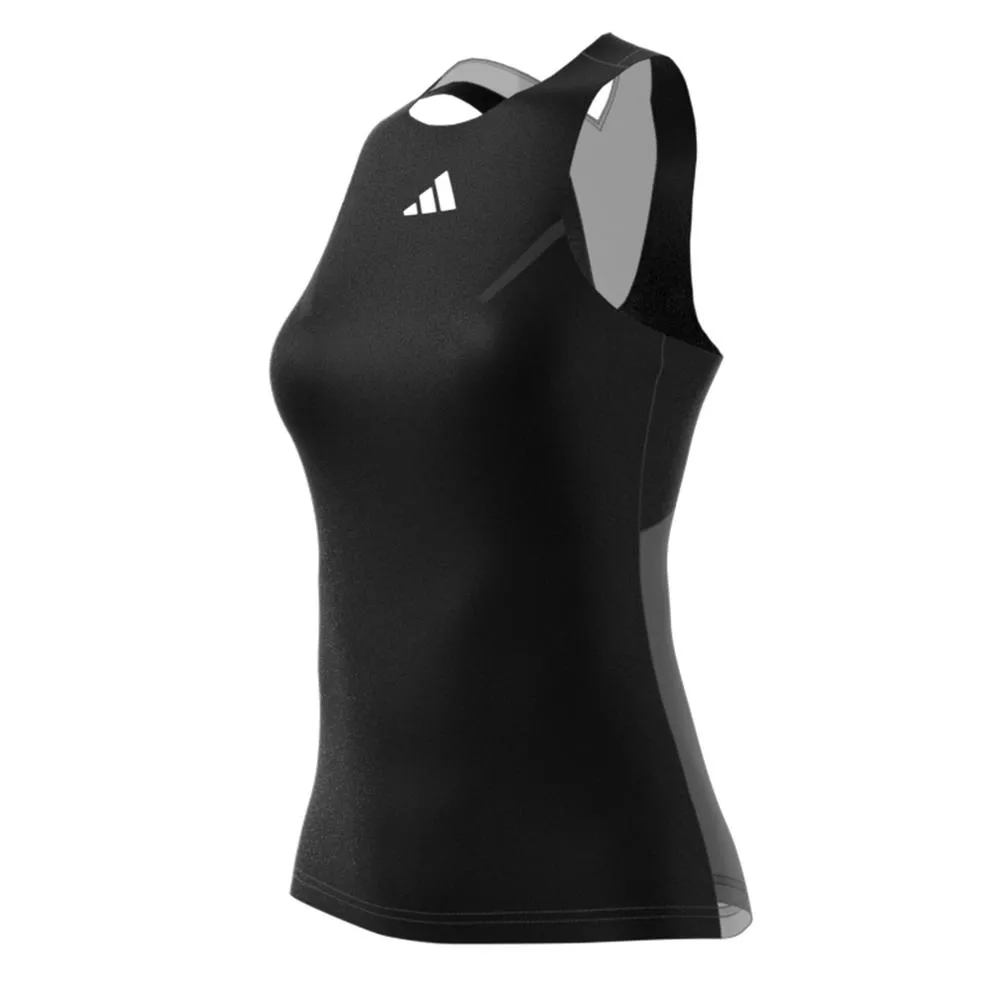 Women`s Premium Tennis Tank Black