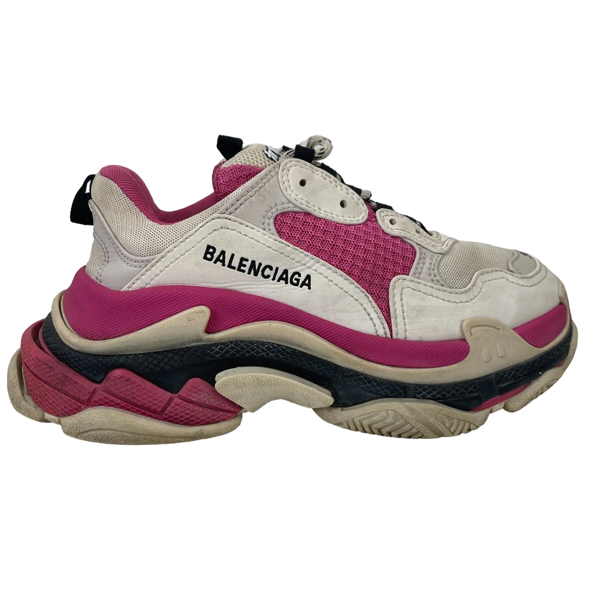 Women's Triple S Low Trainers Purple Size EU 37 / UK 4