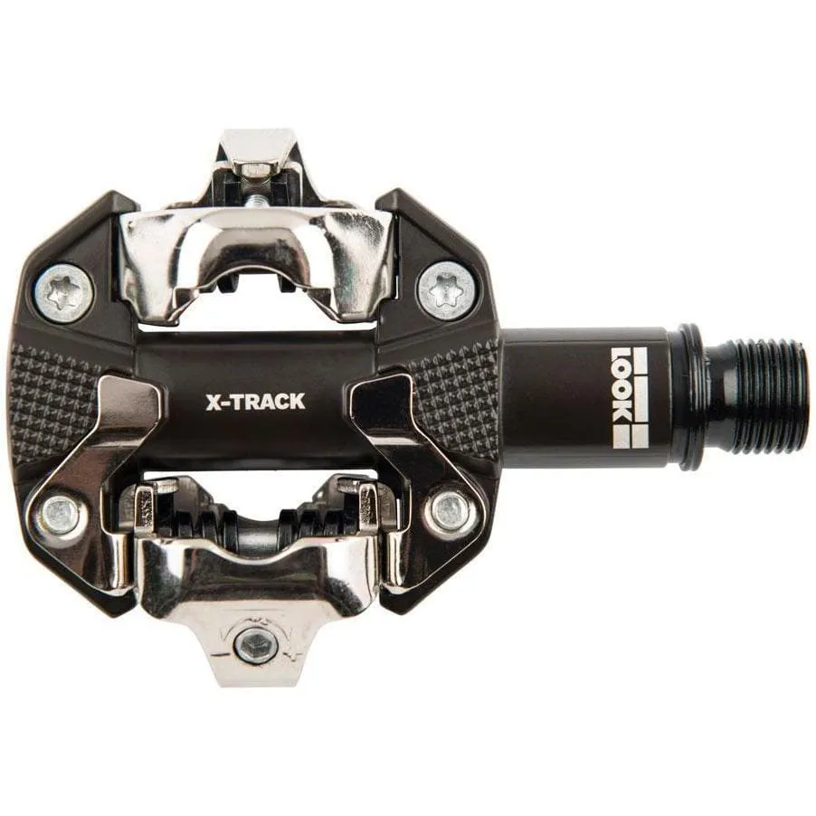 X-TRACK Pedals - Dual Sided Clipless Chromoly 9/16" Gray