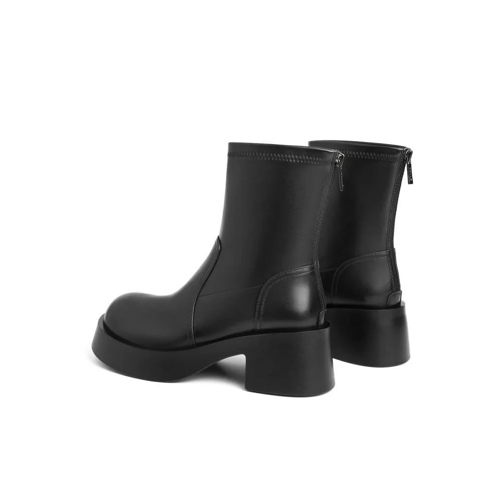 Zipper Minimalism Boots